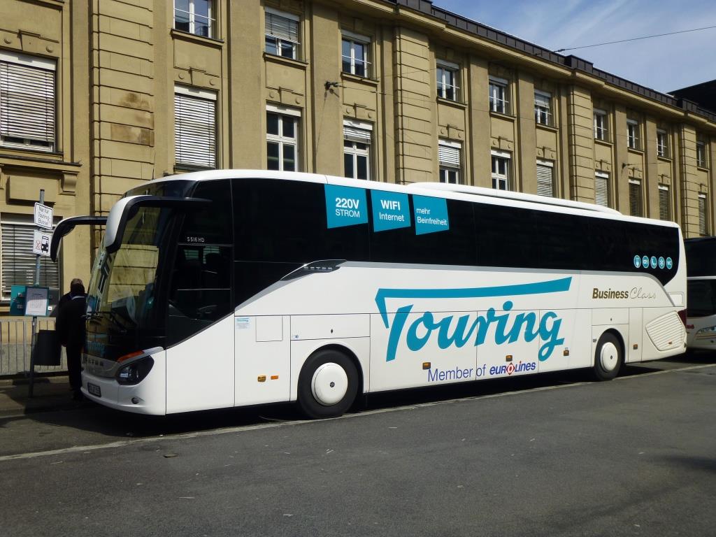 Setra S 516 HD  Touring , Frankfurt HBf/ZOB 29.04.2015