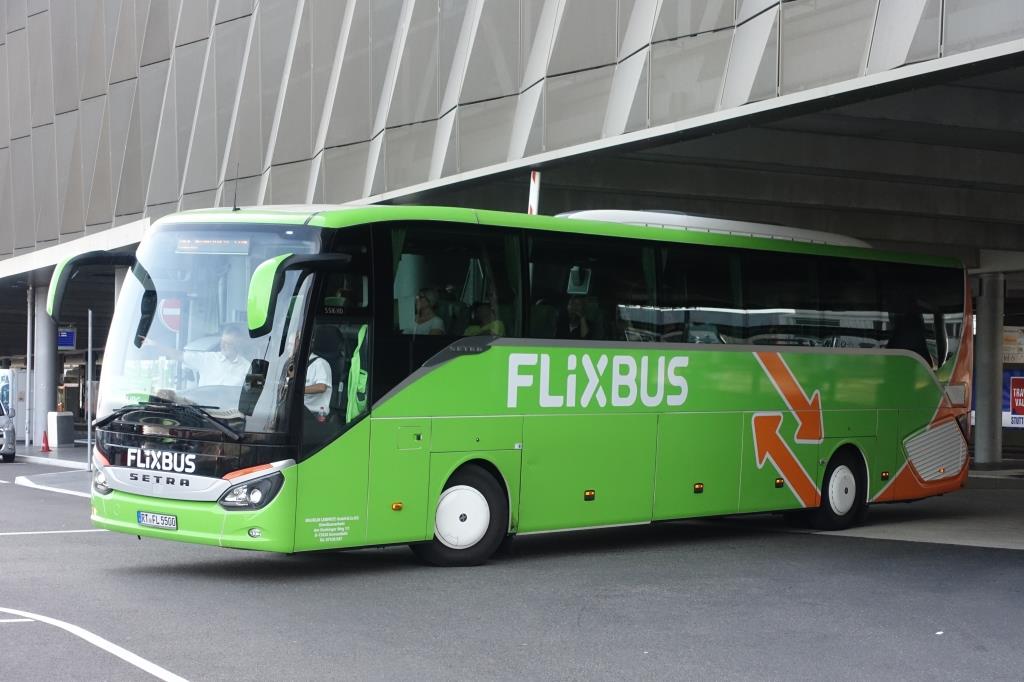 Setra S 516 HD/2  Flixbus - Leibfritz , Stuttgart Flughafen ZOB 30.08.2017