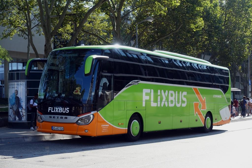 Setra S 516 HD/2  Flixbus - Cermak , Karlsruhe August 2019