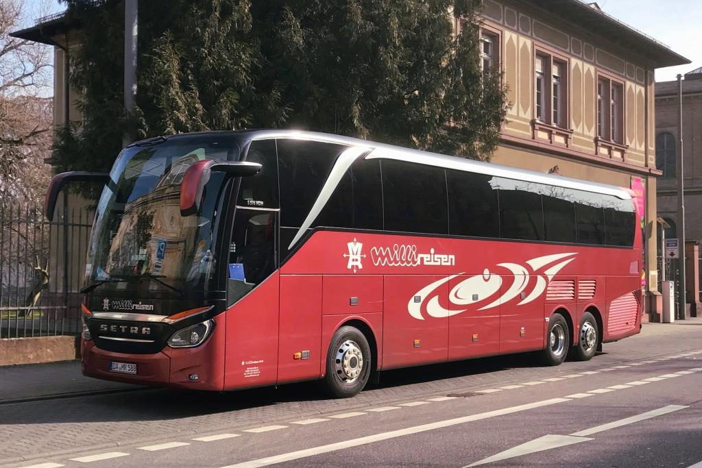 Setra S 516 HDH  Milli , Karlsruhe Februar 2019