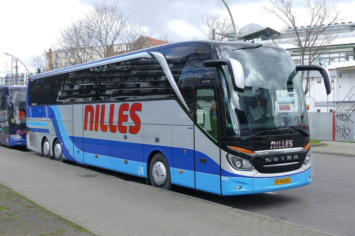 Setra S 517 HDH von nilles Busser.dk, Berlin im März 2023.