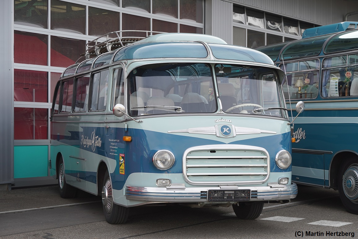 Setra S 6, Bj. 1962,  Müller Kraichgau-Falke , Massenbachhausen Januar 2023