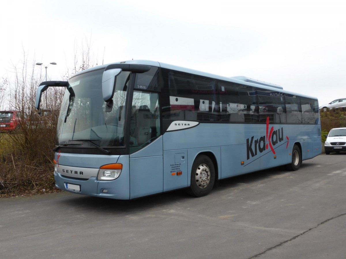 Setra S415UL von Krakau Reisen am 13.03.2016 in Bitburg