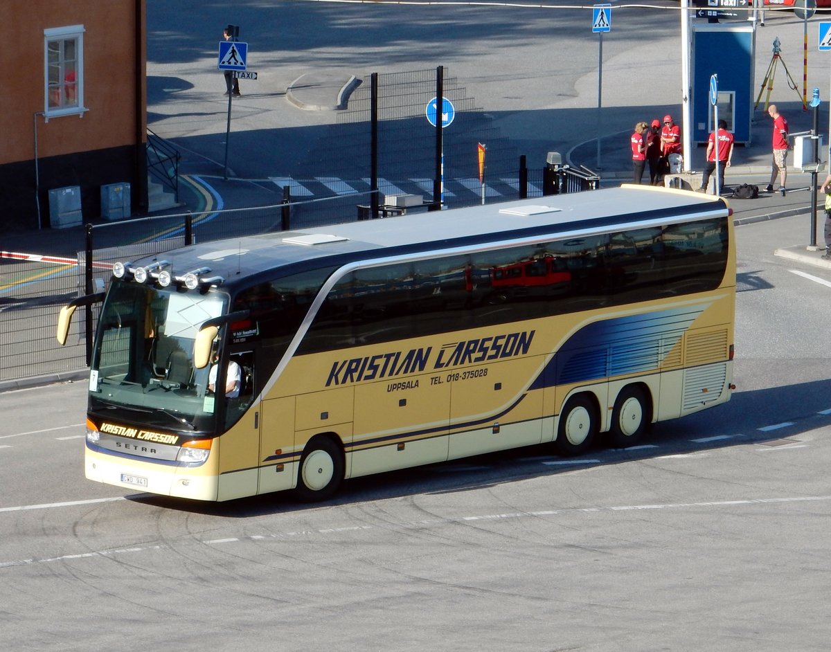Setra S416 HDH am 21.05.18 in Stockholm.