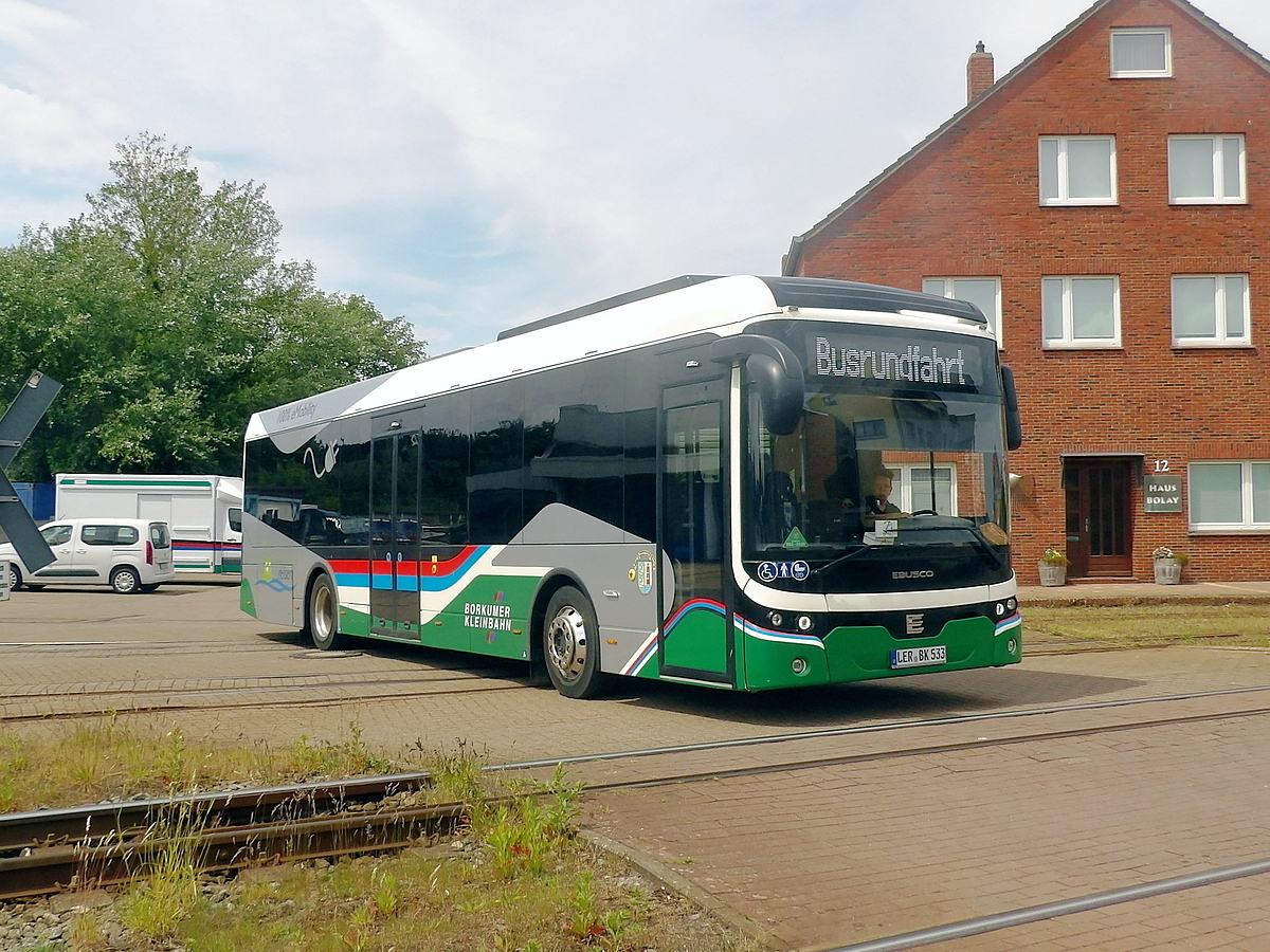 Siemens EBUSCO der Borkumer Kleinbahn auf der Insel Borkum 2.6.2026