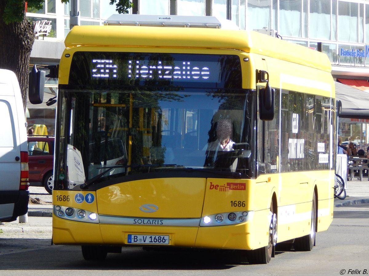 Solaris Urbino 12 electric der BVG in Berlin am 08.06.2016