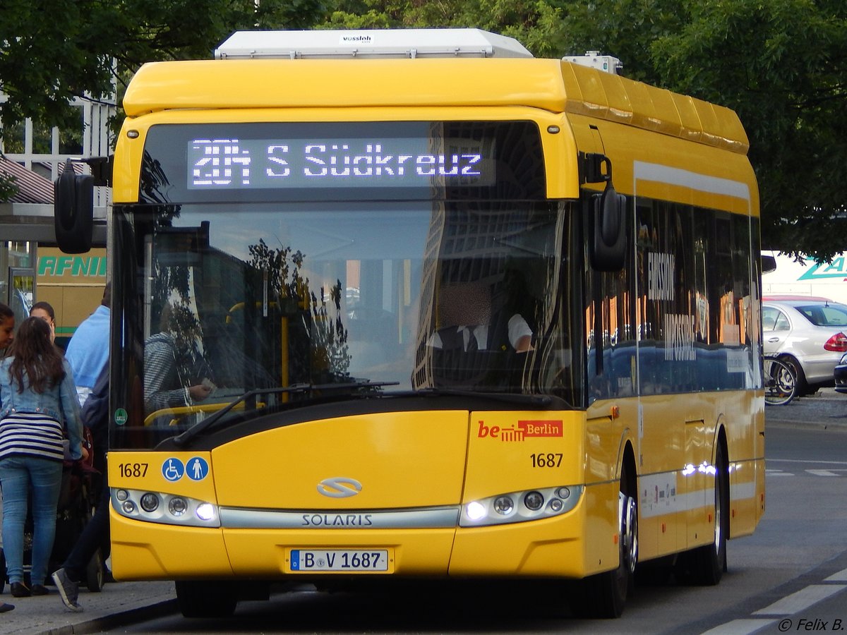 Solaris Urbino 12 electric der BVG in Berlin am 09.06.2016