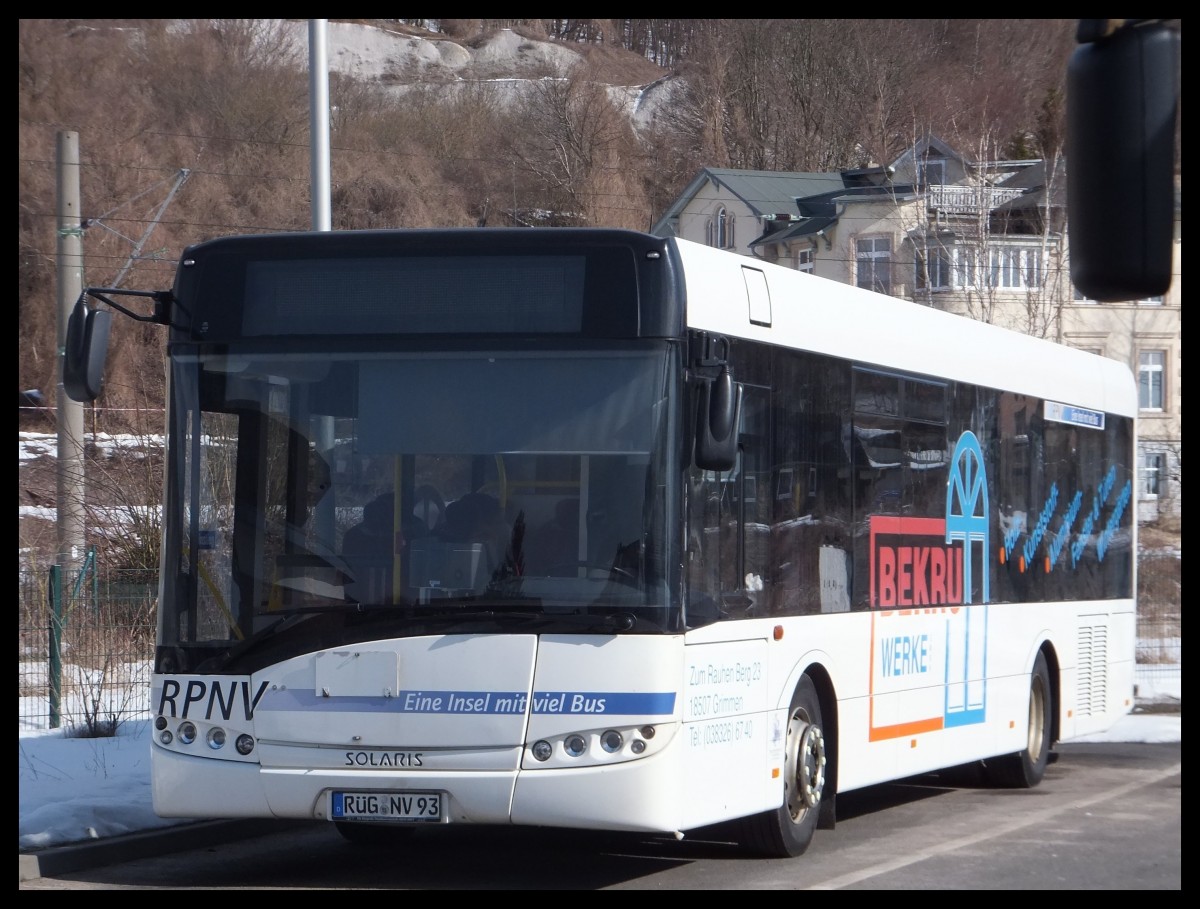 Solaris Urbino 12 der RPNV in Sassnitz am 03.04.2013
