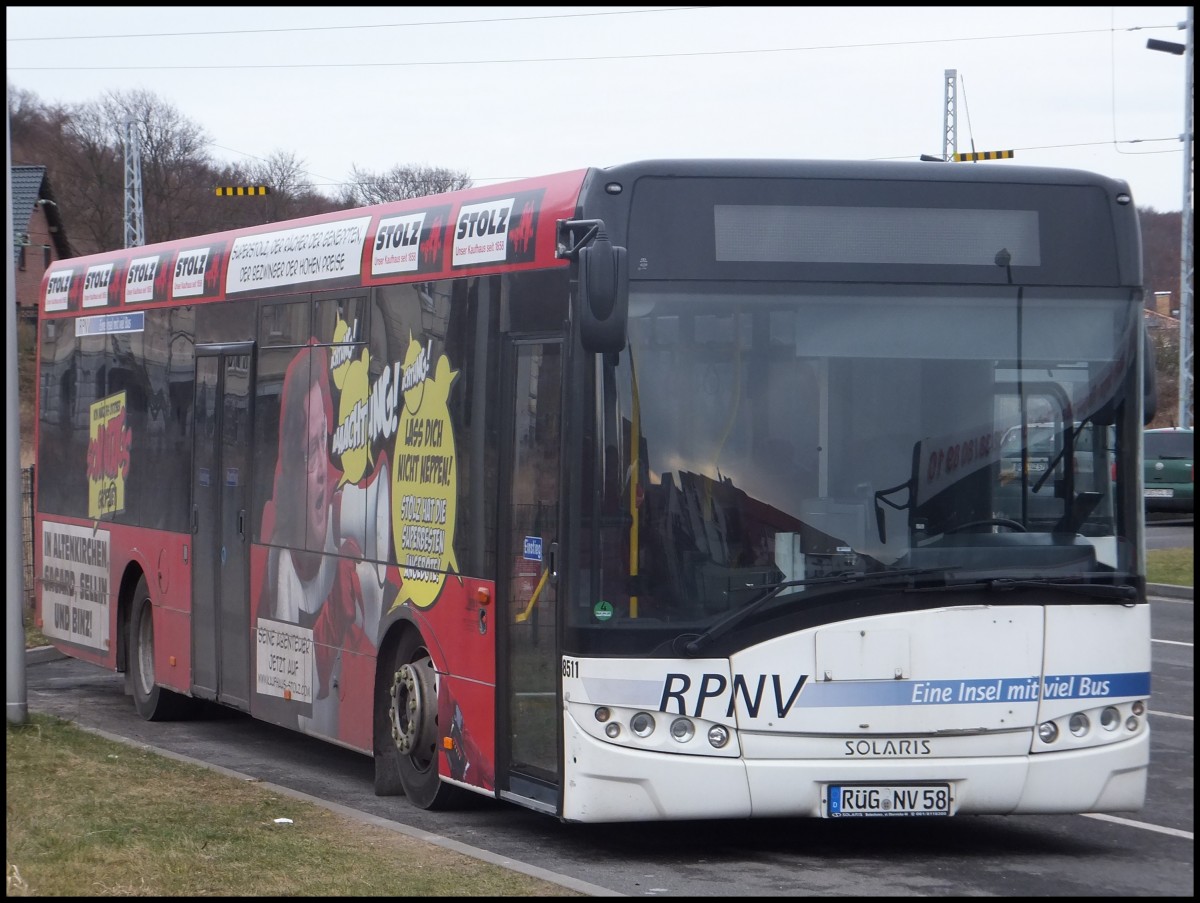 Solaris Urbino 12 der RPNV in Sassnitz 15.02.2014