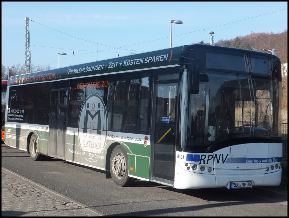 Solaris Urbino 12 der RPNV in Sassnitz 23.02.2014
