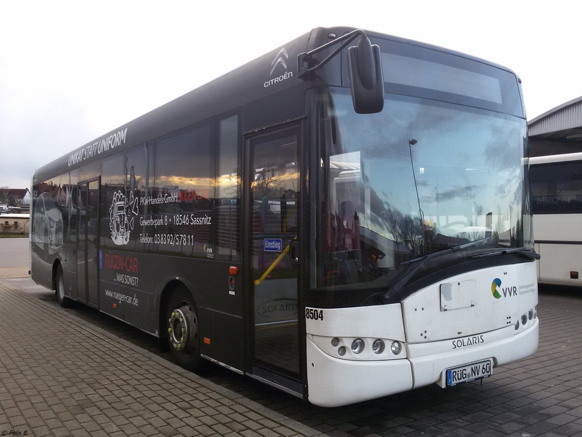 Solaris Urbino 12 der VVR in Bergen am 14.01.2015