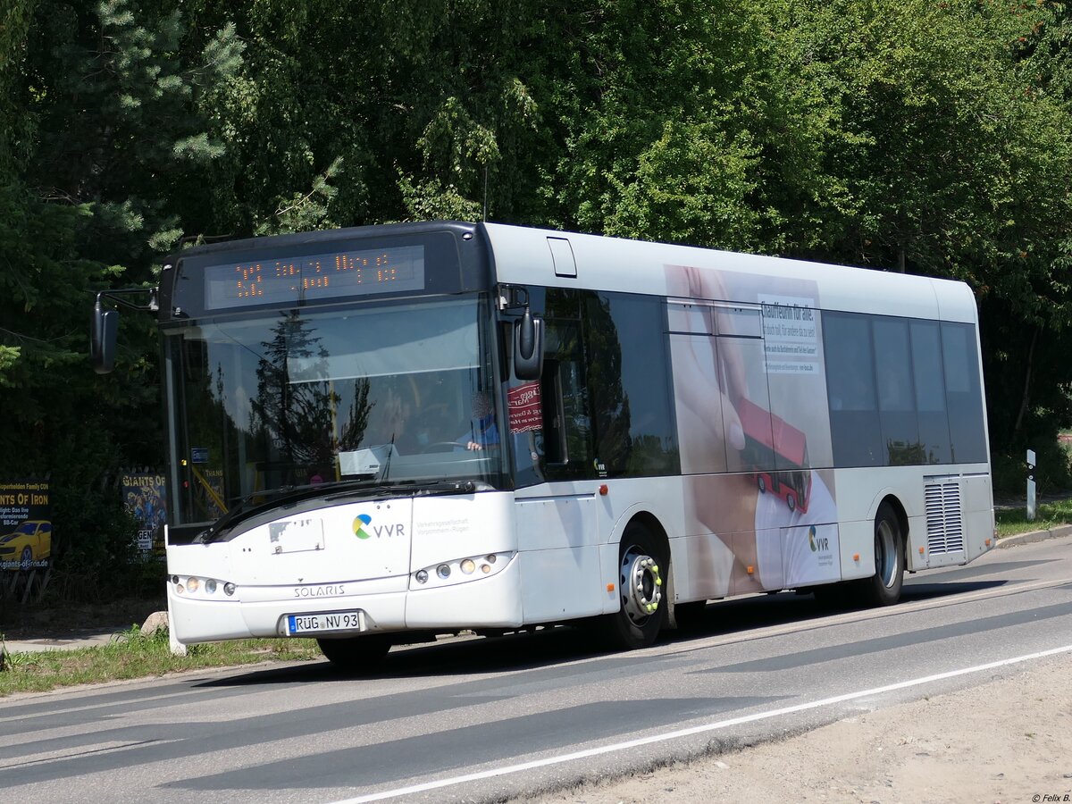 Solaris Urbino 12 der VVR in Mukran am 18.07.2020