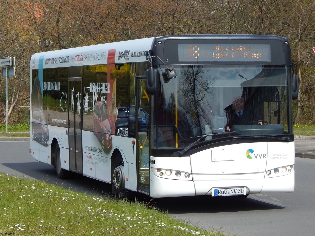Solaris Urbino 12 der VVR in Sassnitz am 29.04.2016