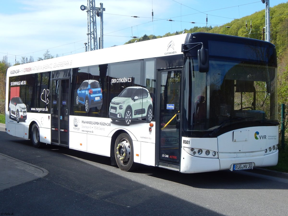 Solaris Urbino 12 der VVR in Sassnitz am 03.05.2018