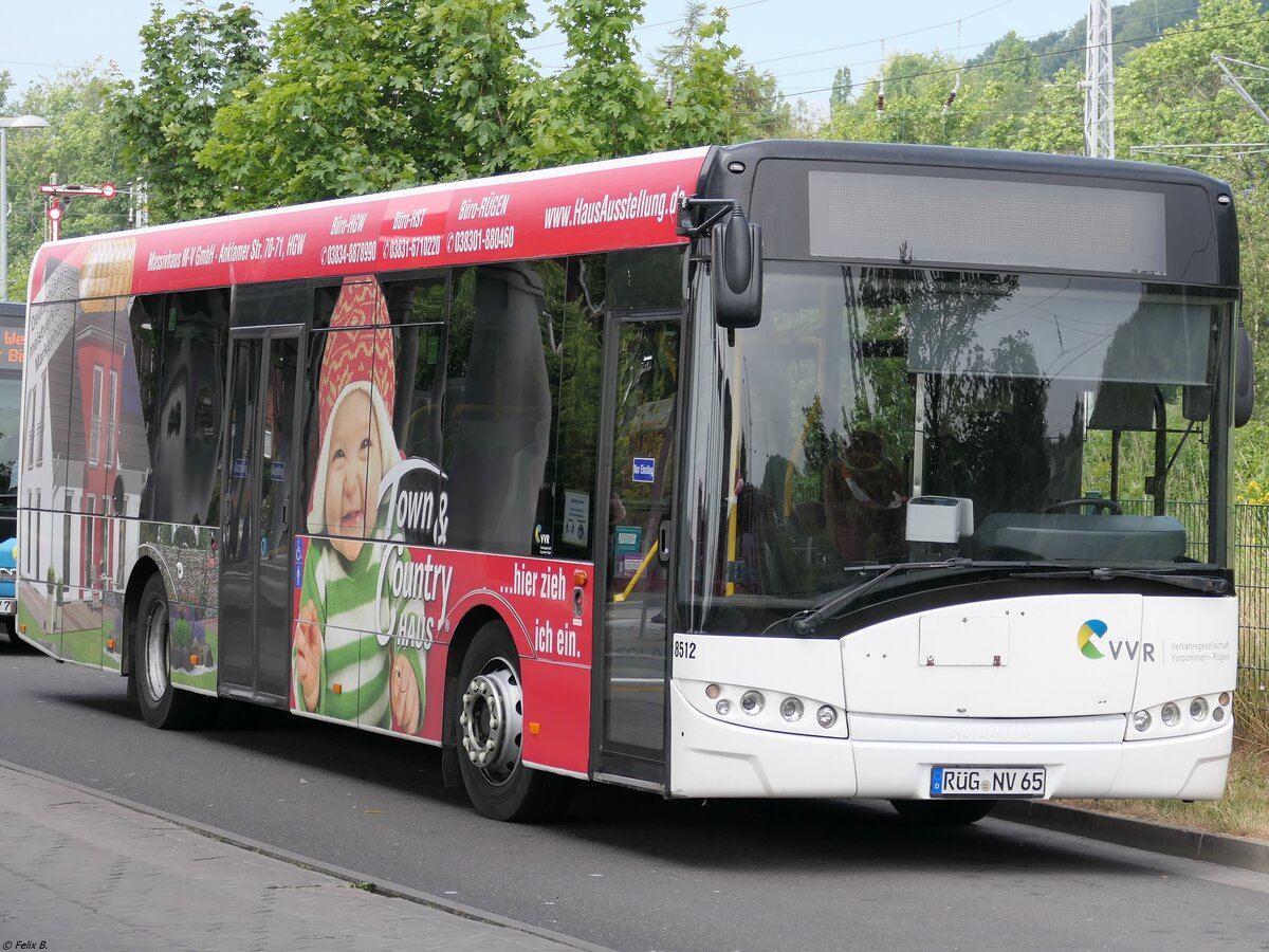 Solaris Urbino 12 der VVR in Sassnitz am 27.06.2020