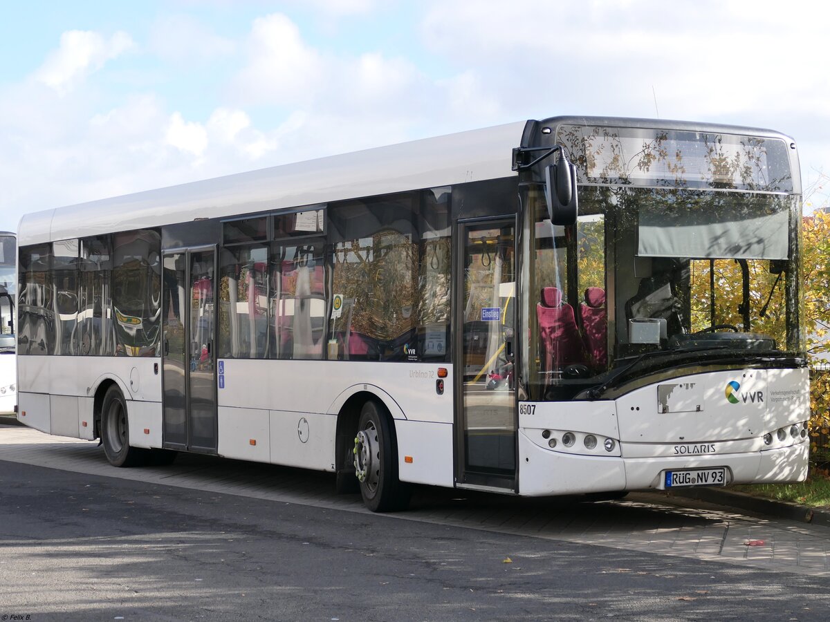 Solaris Urbino 12 der VVR in Sassnitz am 23.10.2021