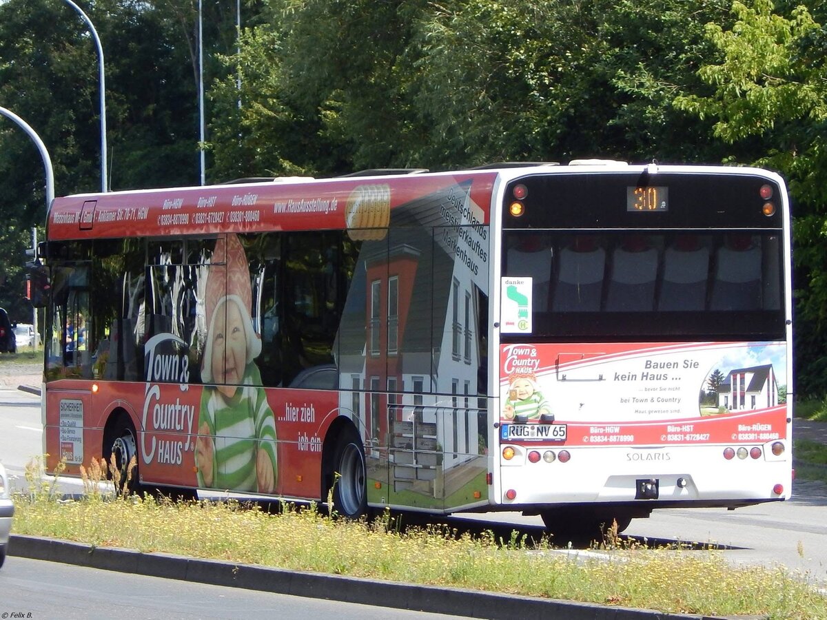 Solaris Urbino 12 der VVR in Stralsund im Jahr 2015