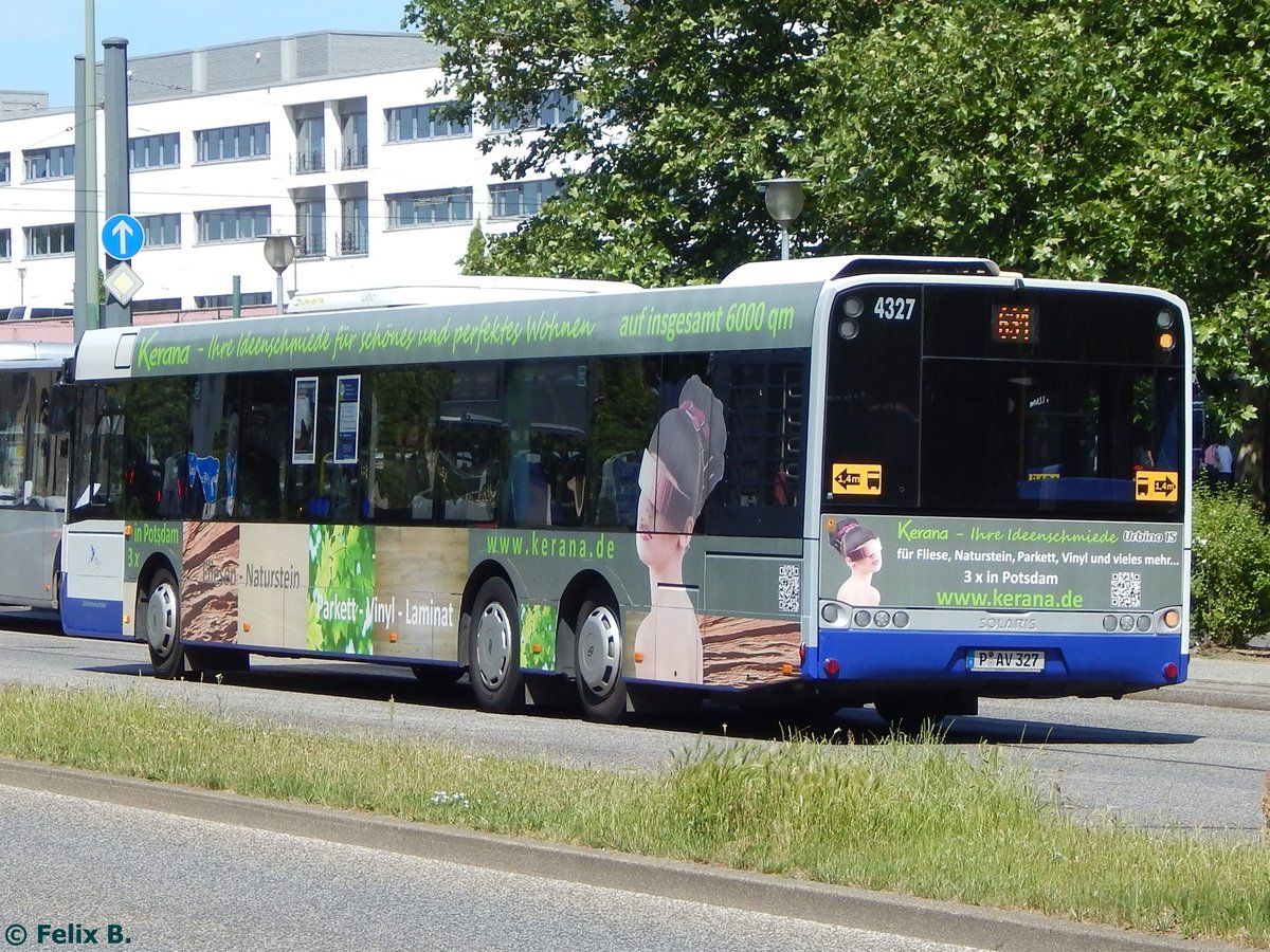 Solaris Urbino 15 der Beelitzer Verkehrs- und Servicegesellschaft mbH in Potsdam am 07.06.2016