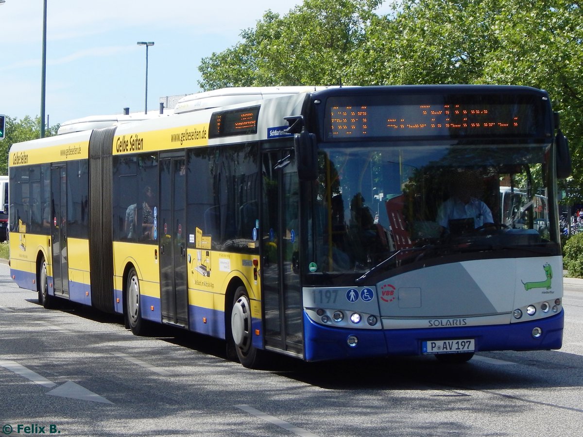 Solaris Urbino 18 der Beelitzer Verkehrs- und Servicegesellschaft mbH in Potsdam am 07.06.2016