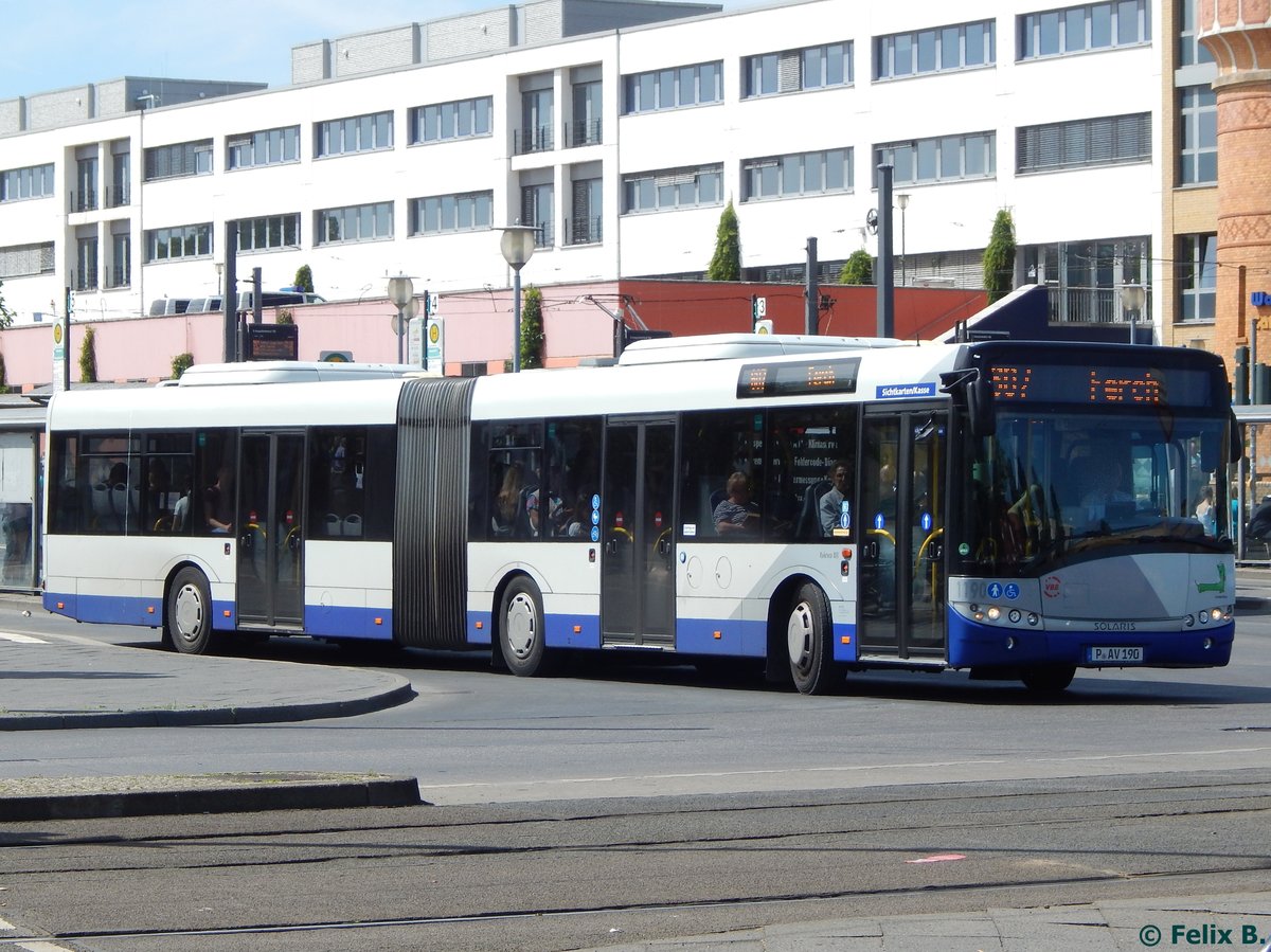 Solaris Urbino 18 der Beelitzer Verkehrs- und Servicegesellschaft mbH in Potsdam am 07.06.2016