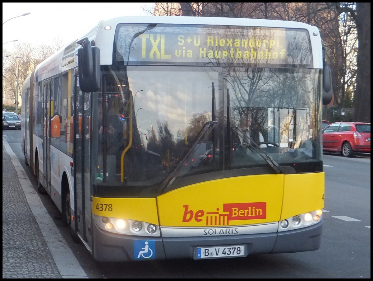 Solaris Urbino 18 der BVG in Berlin am 06.02.2014