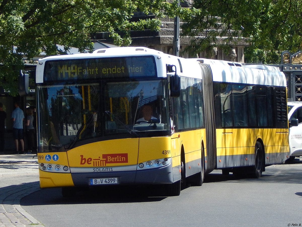 Solaris Urbino 18 der BVG in Berlin am 06.08.2018