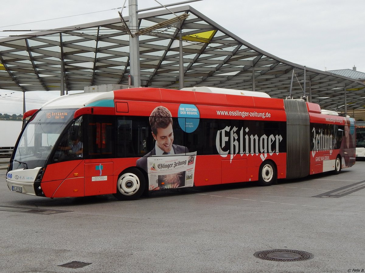 Solaris Urbino 18 MetroStyle der Städtischer Verkehrsbetrieb Esslingen in Esslingen am 18.06.2018