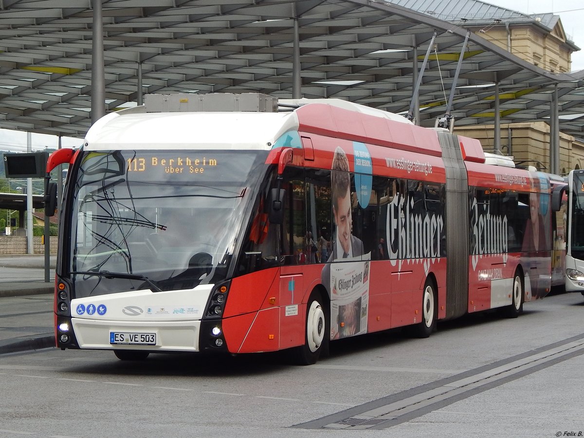 Solaris Urbino 18 MetroStyle der Städtischer Verkehrsbetrieb Esslingen in Esslingen am 18.06.2018