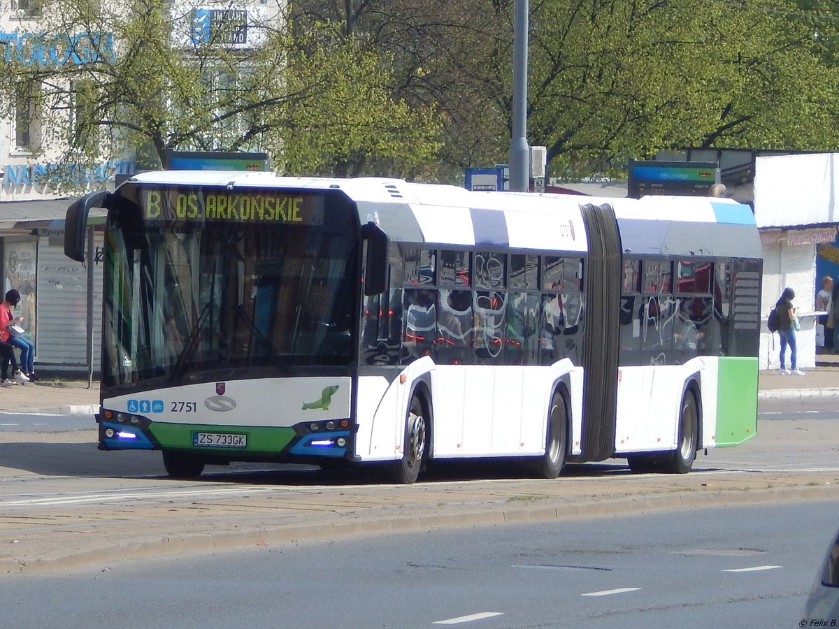 Solaris Urbino 18 der SPAD in Stettin am 18.04.2018