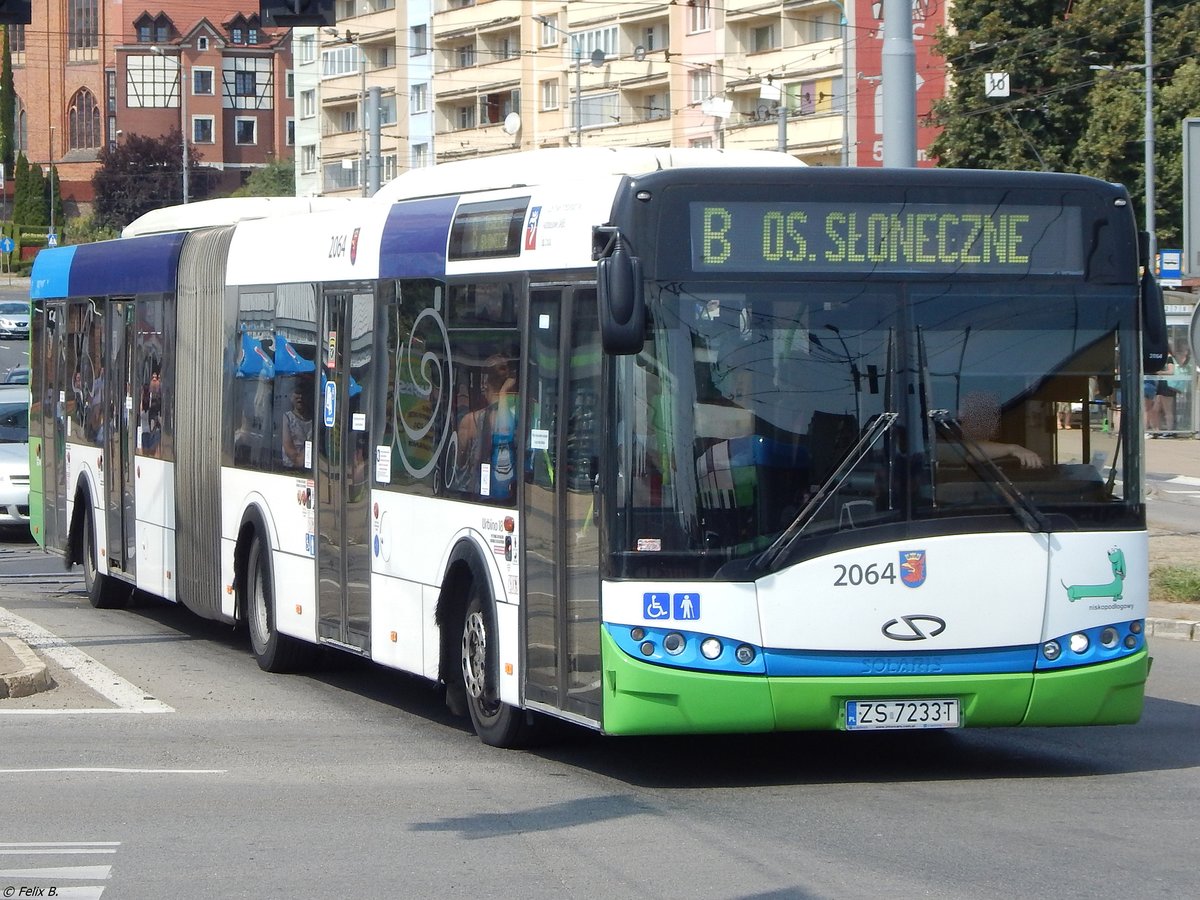 Solaris Urbino 18 der SPAD in Stettin am 08.08.2018