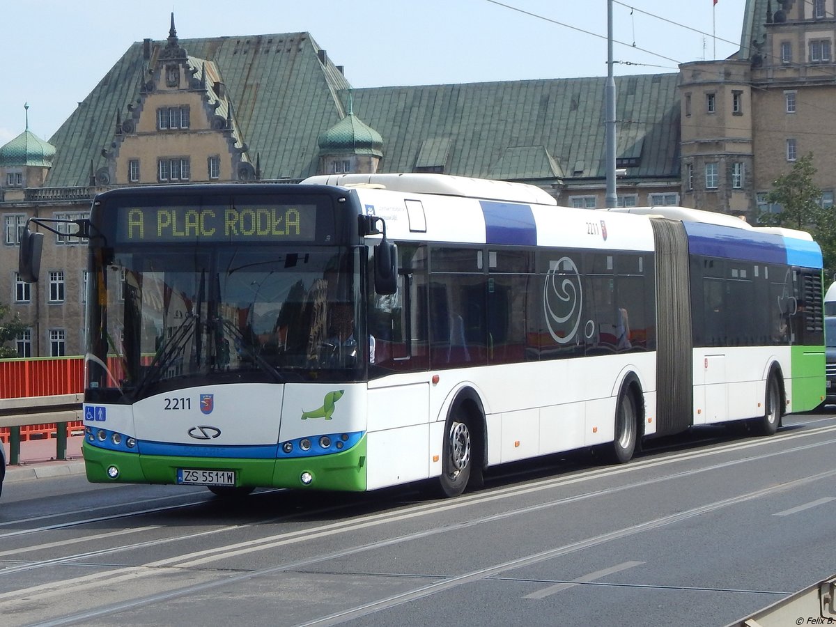 Solaris Urbino 18 der SPAD in Stettin am 08.08.2018