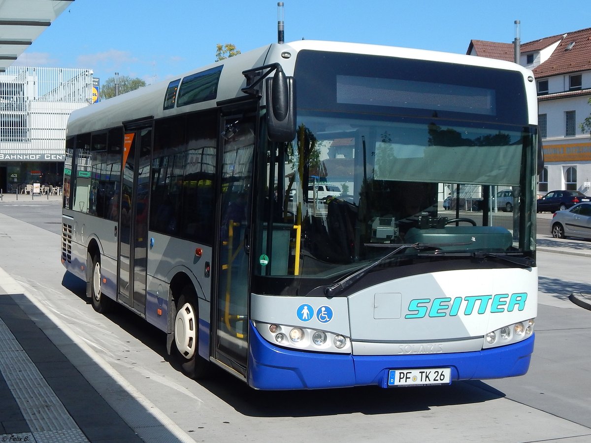 Solaris Urbino 8,9 von Seitter aus Deutschland (ex Beelitzer Verkehrs- und Servicegesellschaft mbH) in Ditzingen am 21.06.2018