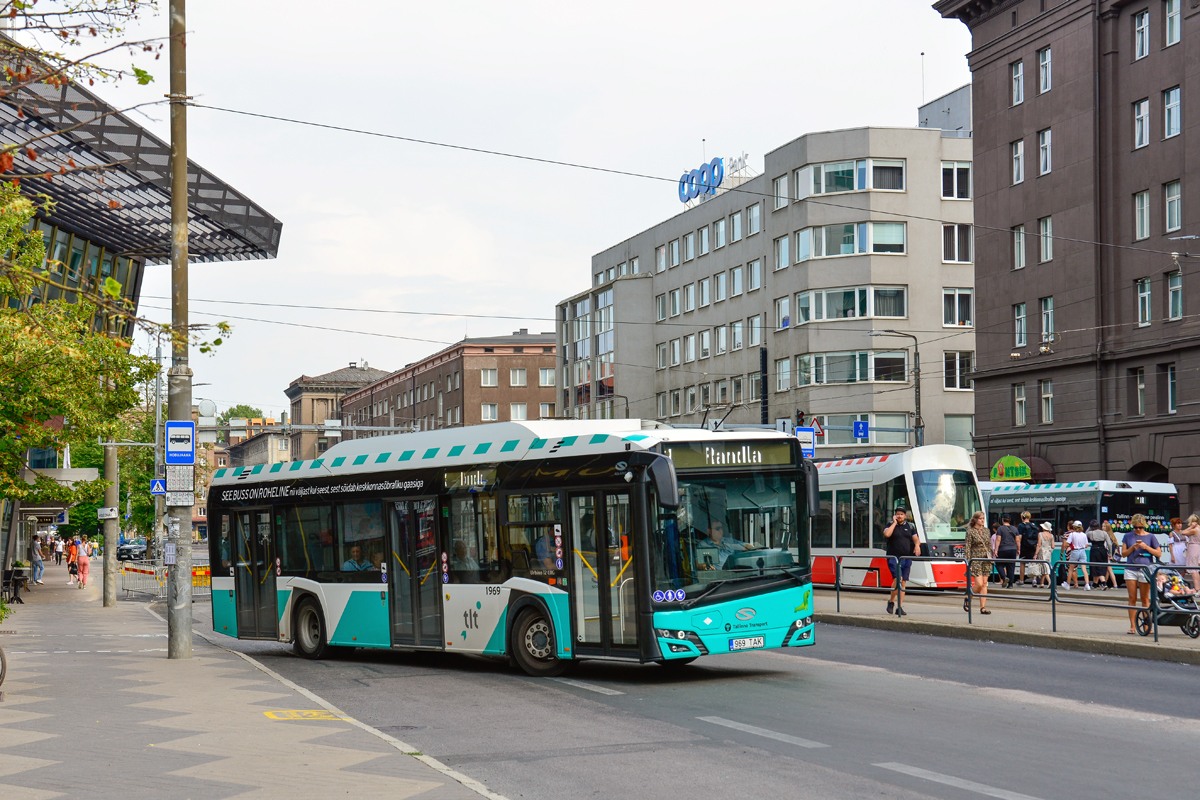 Solaris Urbino IV 12 CNG #1969, Narva maantee, Tallinn am 14.07.2021 