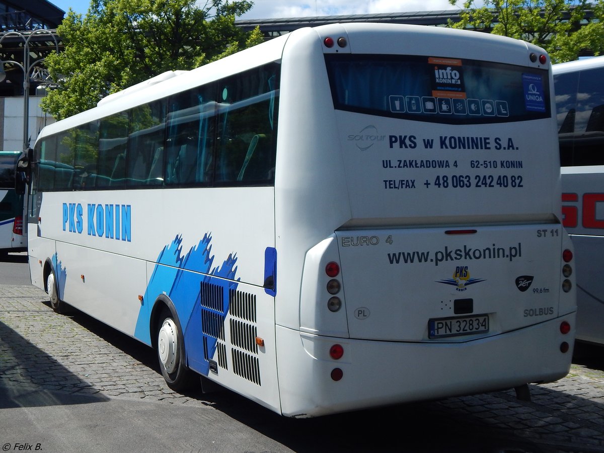 Solbus Soltour ST11 von PKS Konin aus Polen in Berlin am 11.06.2016
