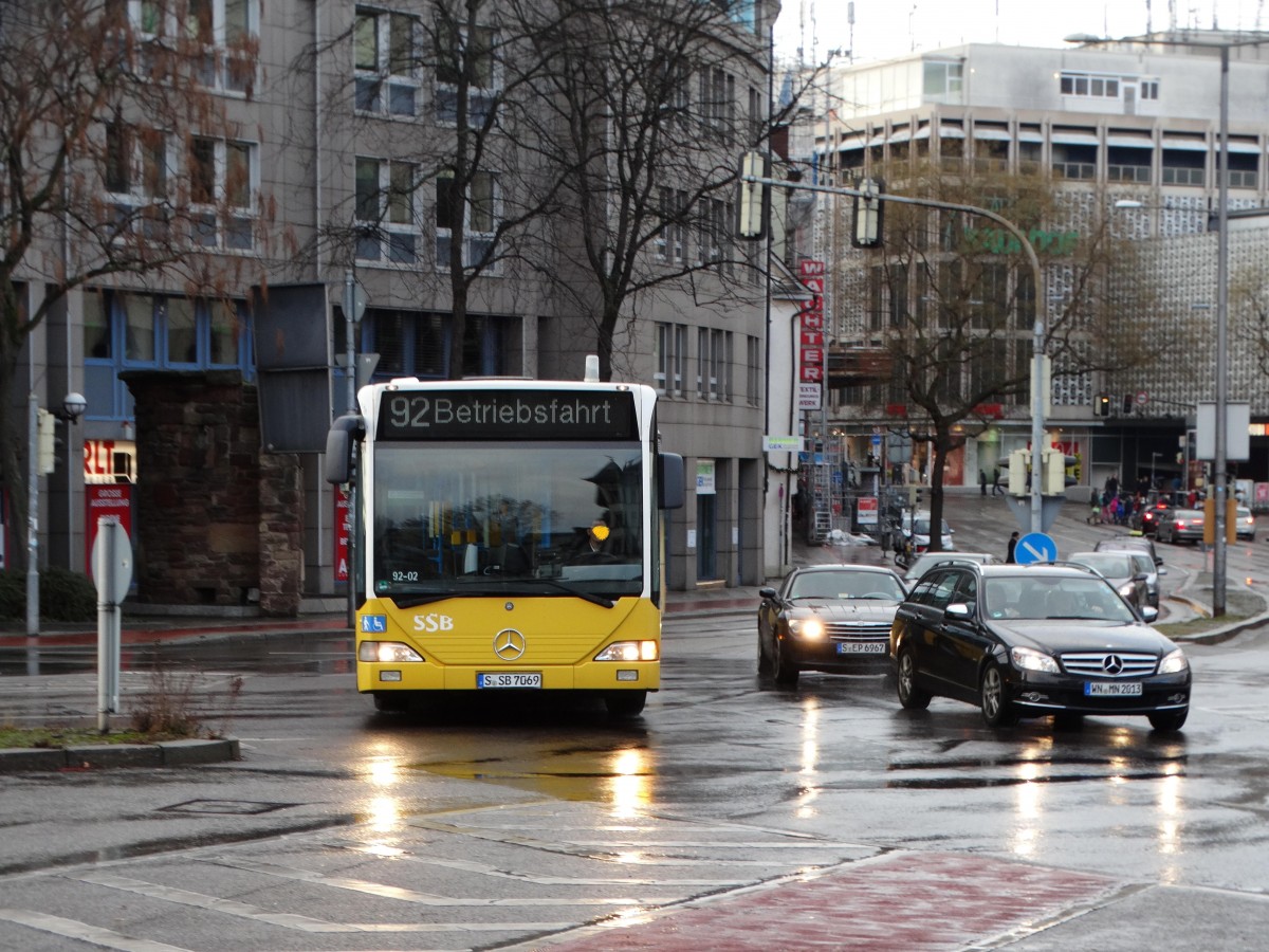 SSB Mercedes Benz Citaro 1 G 92-02 am 13.02.16 in Stuttgart 