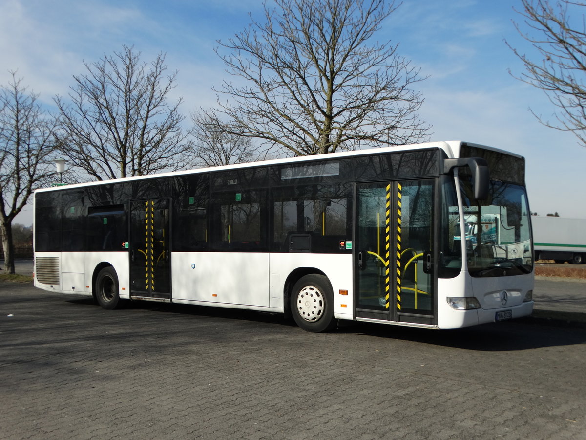 Stadtverkehr Maintal Mercedes Benz Citaro 1 Facelift am 25.02.17 am Maintalbad
