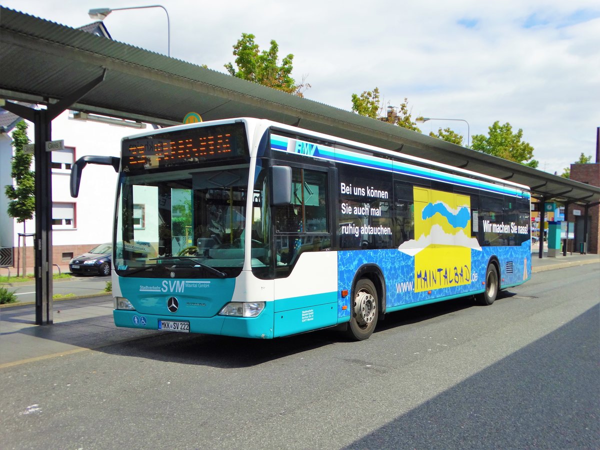 Stadtverkehr Maintal Mercedes Benz Citaro 1 Facelift am 29.07.17 in Frankfurt Enkheim