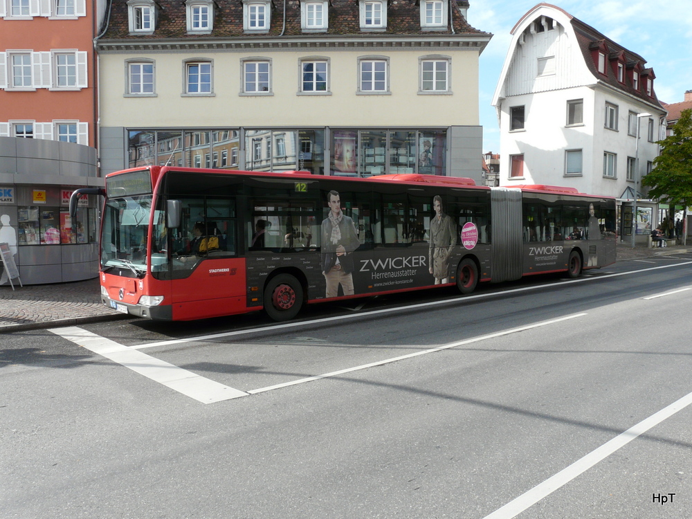 Stadtwerke Konstanz - Mercedes Citaro  Nr.39  KN.C 1139 unterwegs auf der Linie 12 in Konstanz am 15.10.2013