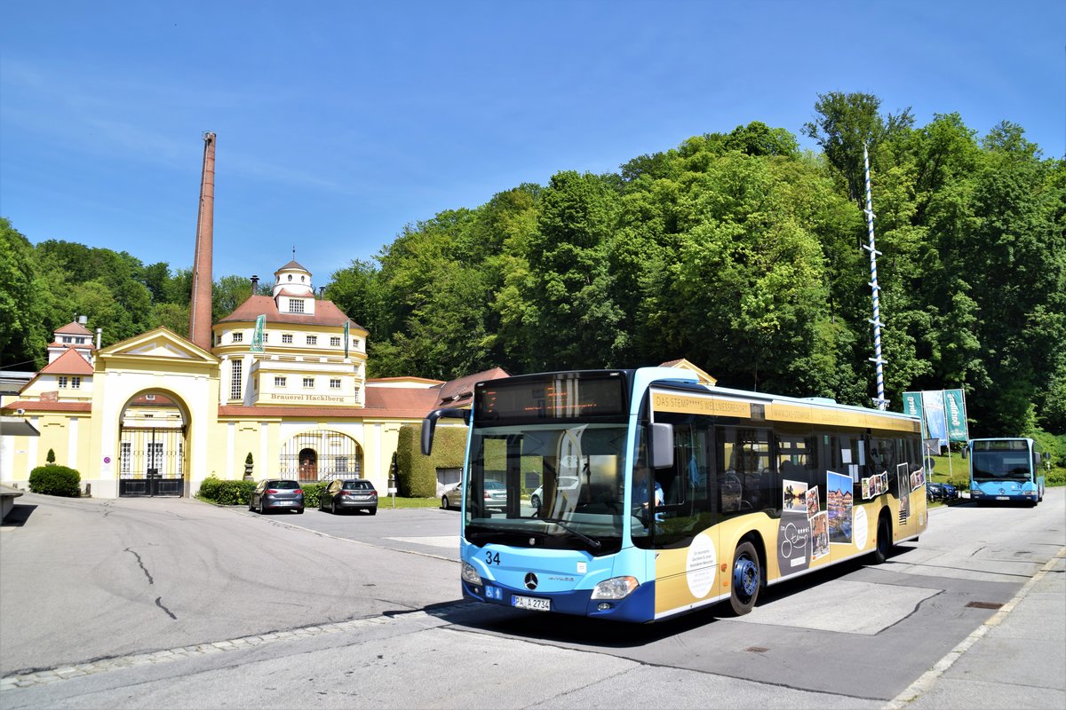 Stadtwerke Passau
Wagen 34
Mercedes Citaro II Euro 5
Baujahr 2013

Juni 2020