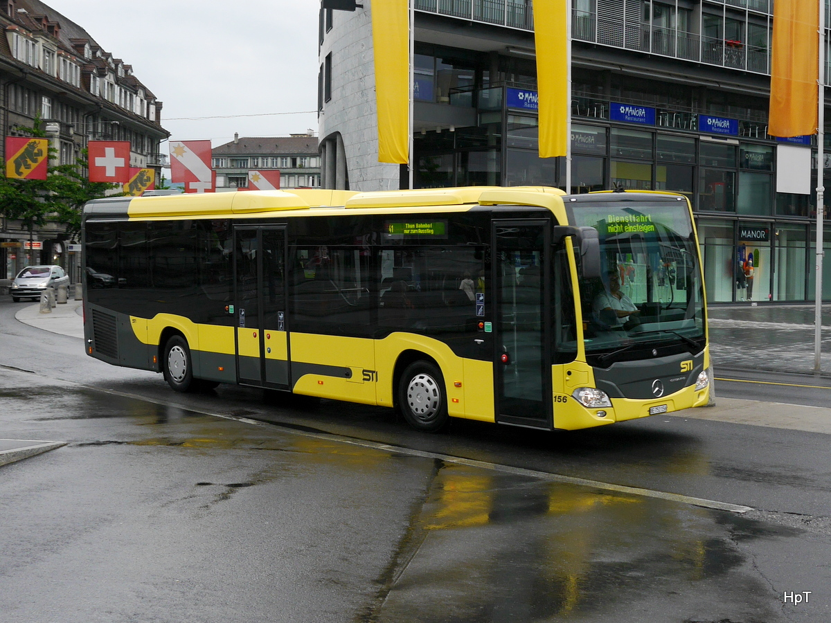 STI - Mercedes Citaro  Nr.156  BE 752156 unterwegs auf einer Dienstfahrt in Thun am 21.06.2015