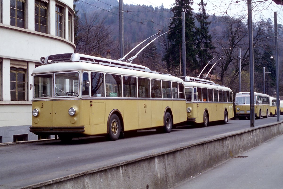 STI, Thun, April 1980.Digitalisiert von einer Kodak-Folie.