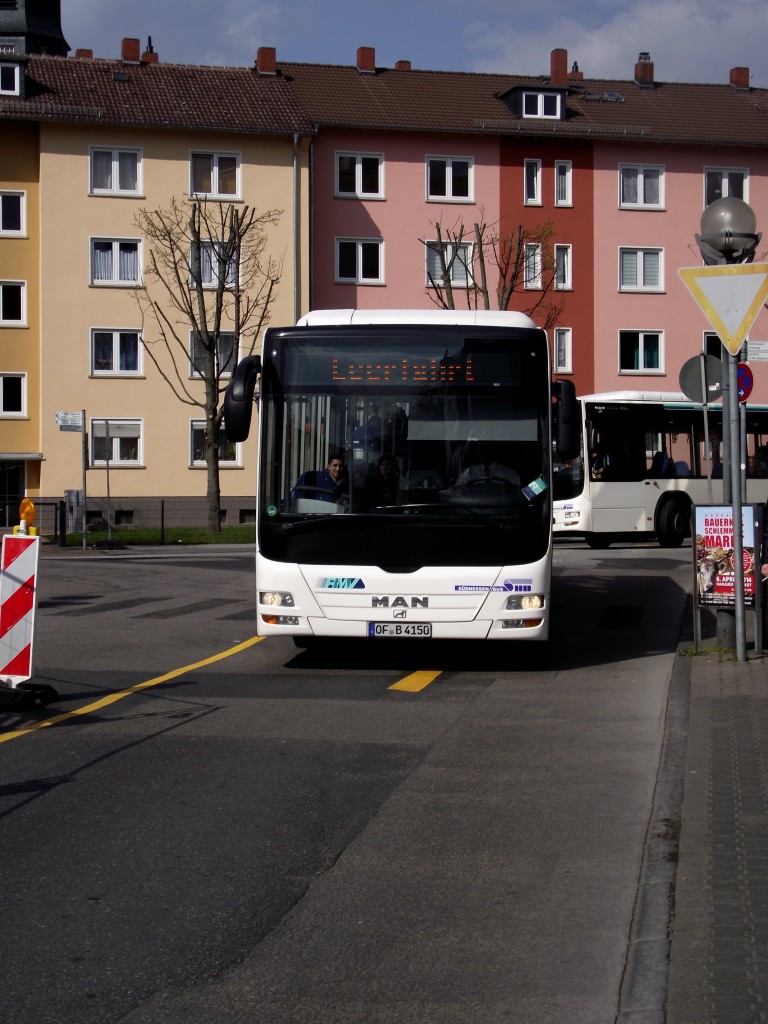 Südhessenbus MAN Lions City am 26.03.14 in Hanau 