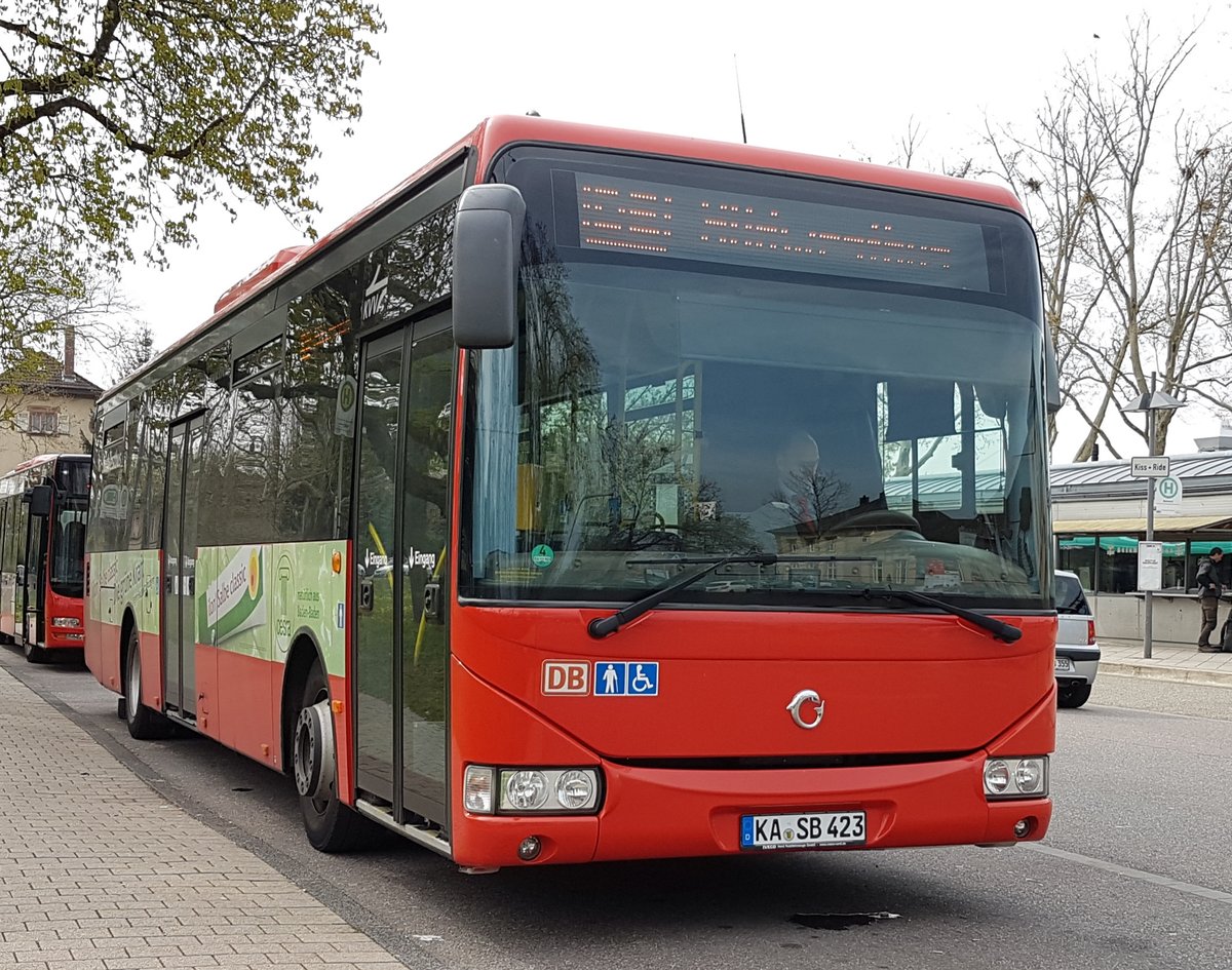 Südwestbus (RVS) ~ Irisbus Crossway LE ~ April 2019 Baden Baden Bahnhof