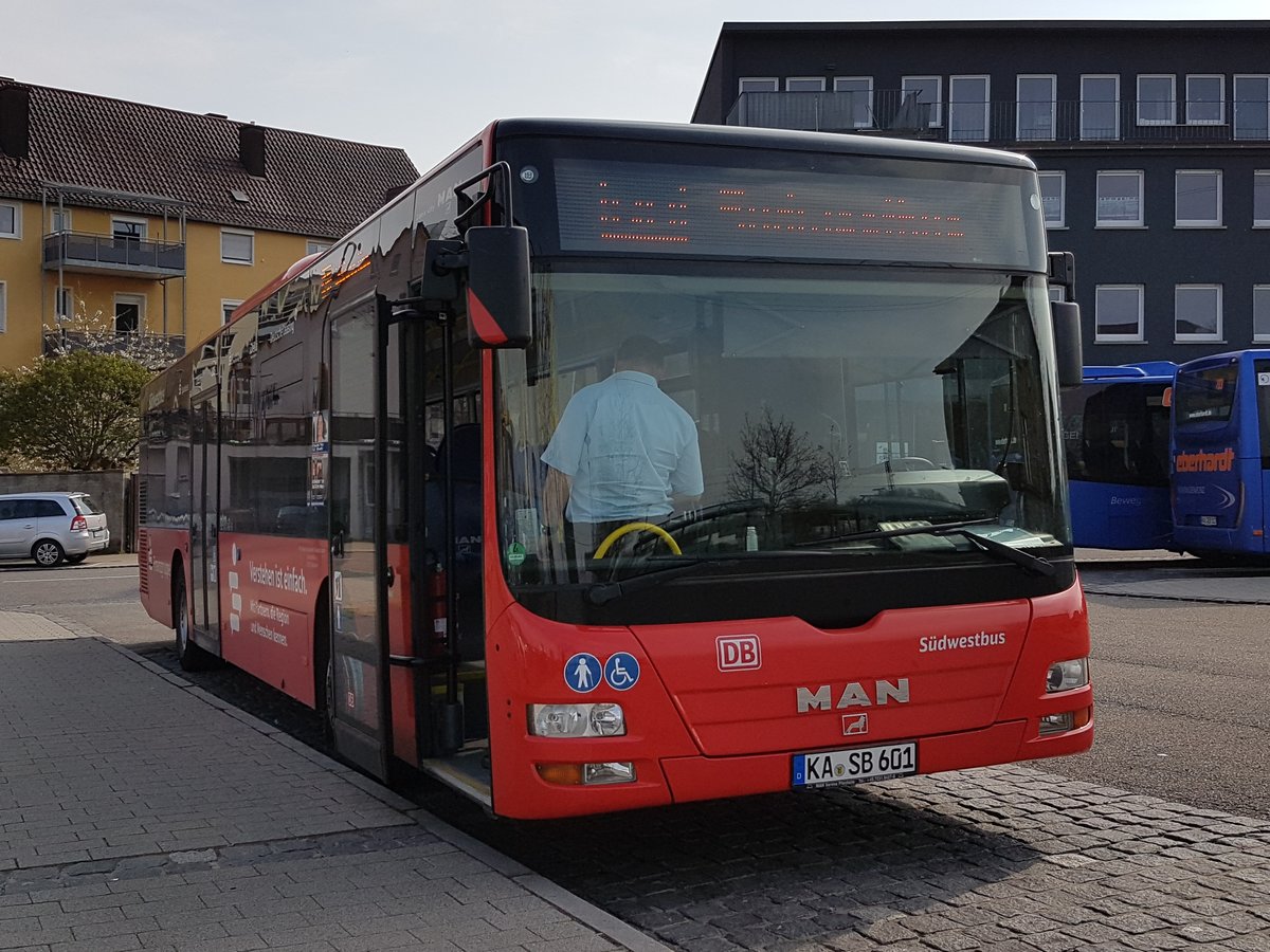 Südwestbus (RVS) ~ MAN Lions City Ü ~ April 2019 Mühlacker Bahnhof