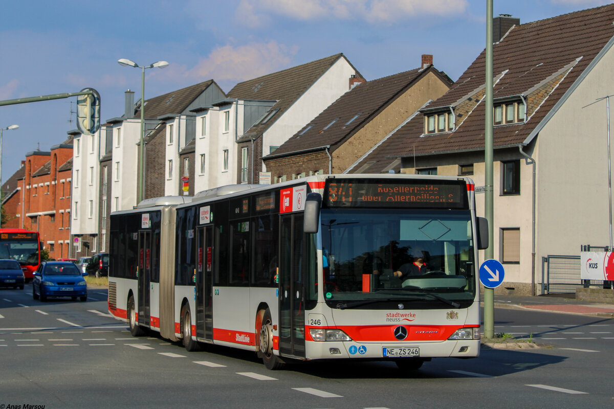 SWN 246 als 841 nach Rosellerheide, 16. Juni 2021, Neuss Römerstraße