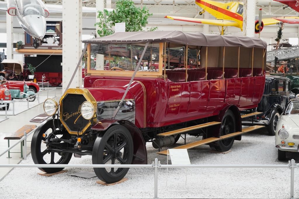 Technik-Museum Speyer: Daimler Aussichtswagen Bj. 1914, Speyer Oktober 2019