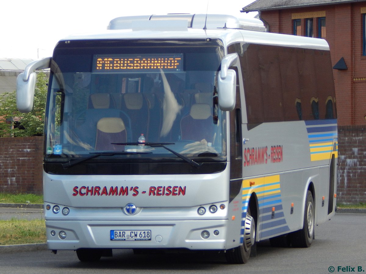 Temsa MD9 von Schramm's-Reisen aus Deutschland in Eberswalde am 09.06.2016