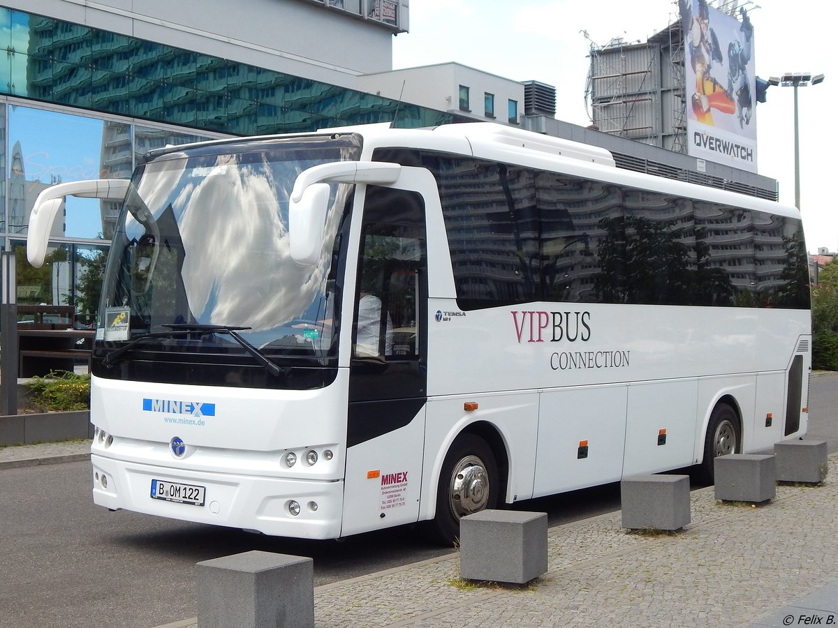 Temsa MD9 von Vip-Bus-Service/Minex aus Deutschland in Berlin am 11.06.2016