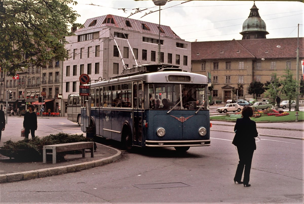 TF, Fribourg, October 1981 . Digitalisiert von einer Kodak-Folie.
