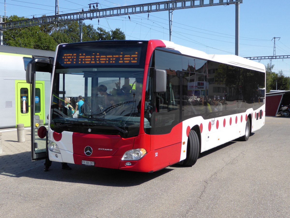 tpf - Mercedes Citaro  Nr.32  FR 300287 in Schwarzenburg am 12.09.2015